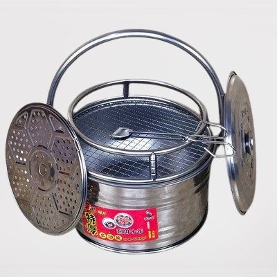 Portable Barbecue Grill Bucket