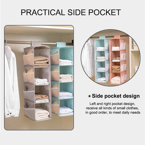 Wardrobe Hanging Clothes Organizer