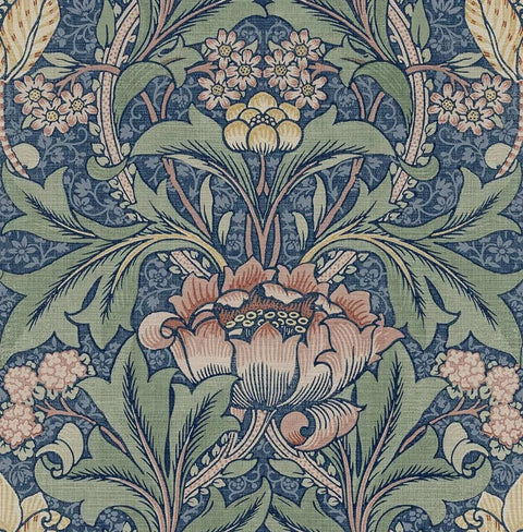 Morris Blue Peel & Stick