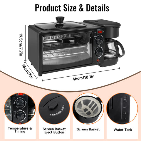 3-in-1 Breakfast Station – 9L Mini Oven, 600ml Coffee Maker & Frying Pan | Multifunctional Kitchen Appliance

SEO Product