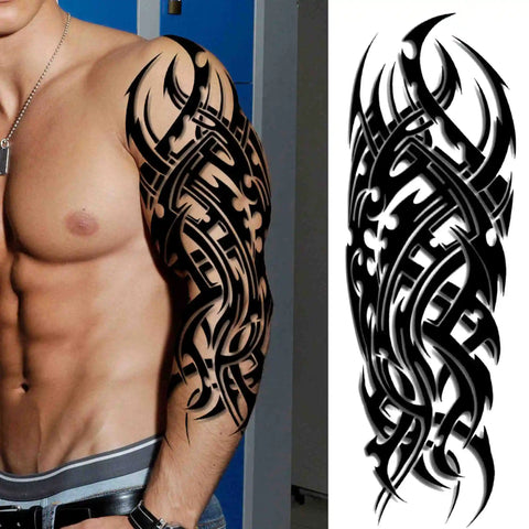 Full Arm Temporary Tattoos