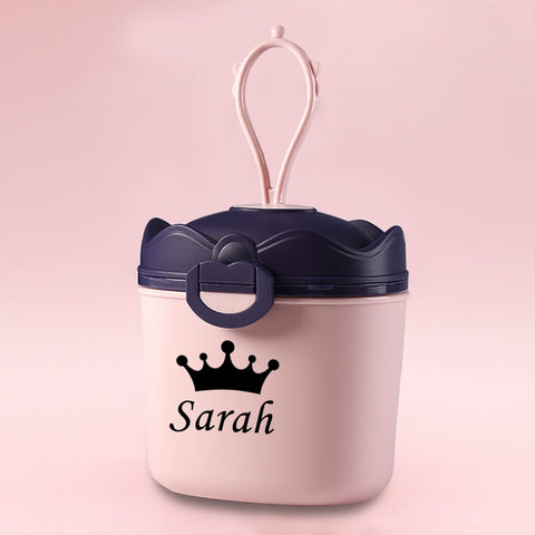 Customized Name Printed Snack Milk Box