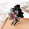 Rhinestone Flower Hair Claws