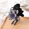 Rhinestone Flower Hair Claws