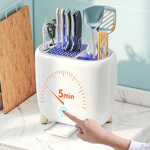 Knife Cutlery UV Sterilization Holder