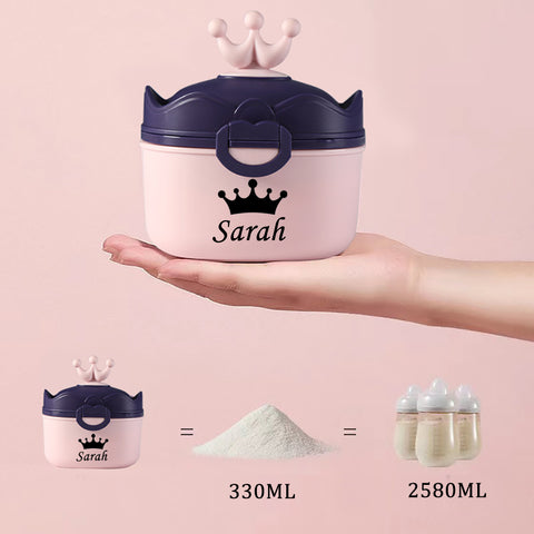 Customized Name Printed Snack Milk Box