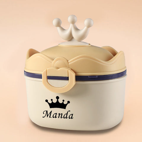 Customized Name Printed Snack Milk Box