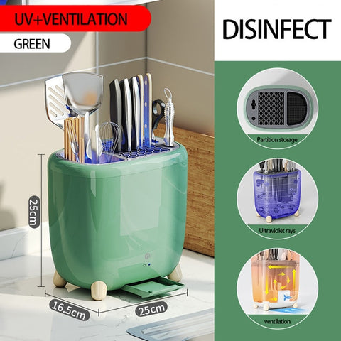 Knife Cutlery UV Sterilization Holder