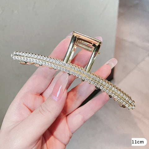 Rhinestone Metal Hair Claw