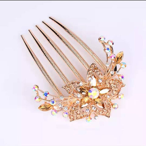 Austrian Rhinestone Hair Comb Pin