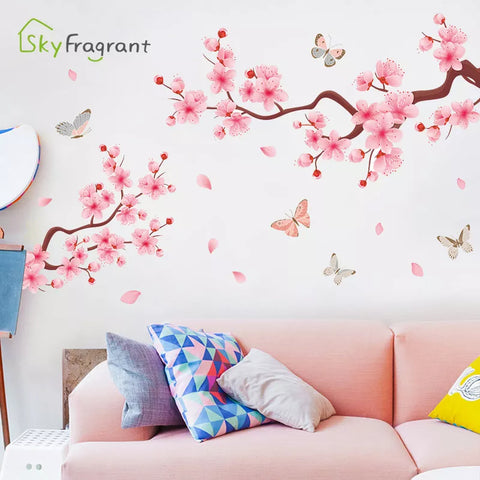 Peach Blossom Wall Sticker