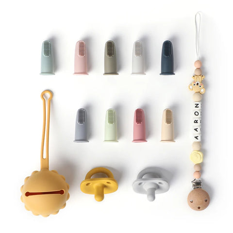 3PCS Finger Tongue Toothbrush
