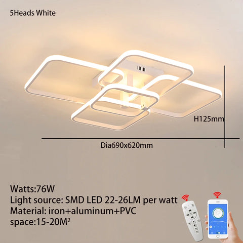 Opulentis Modern Led Chandelier