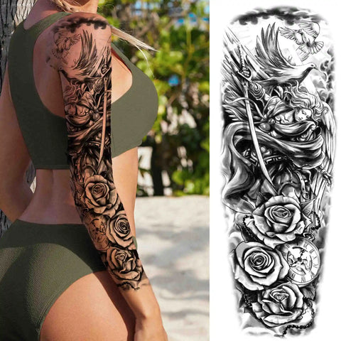 Full Arm Temporary Tattoos