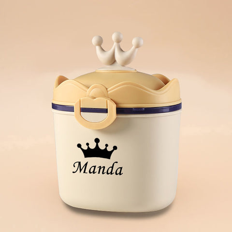 Customized Name Printed Snack Milk Box