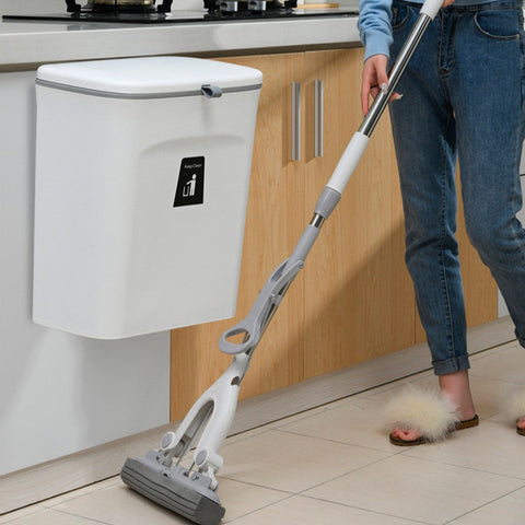 Sliding Lid Hanging Kitchen Trash Can