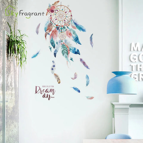 Dream Feather Wall Stickers