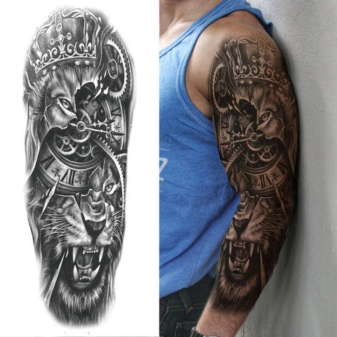 Arm Sleeve Temporary Tattoos
