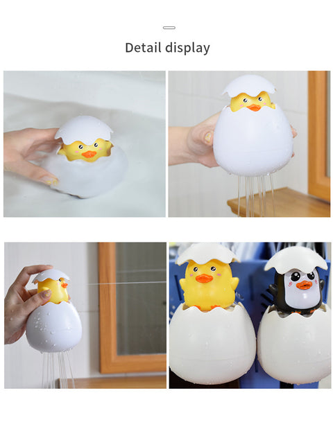 Duck Penguin Egg Shower Toys