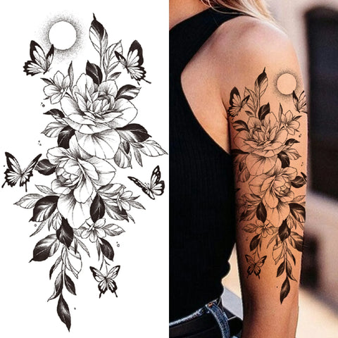 Full Arm Temporary Tattoos