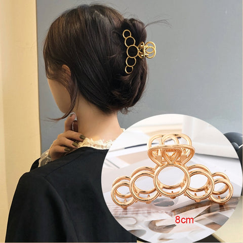 Rhinestone Metal Hair Claw