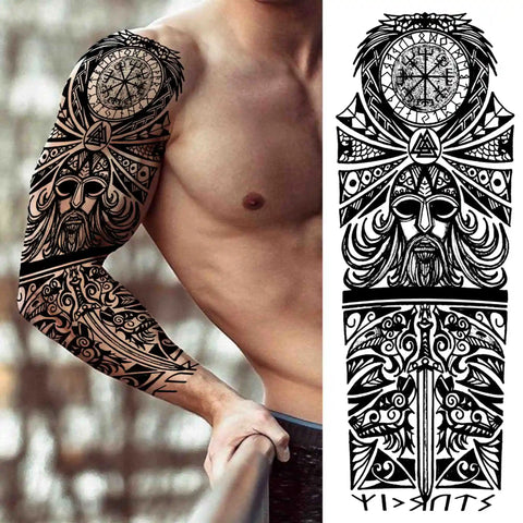 Full Arm Temporary Tattoos