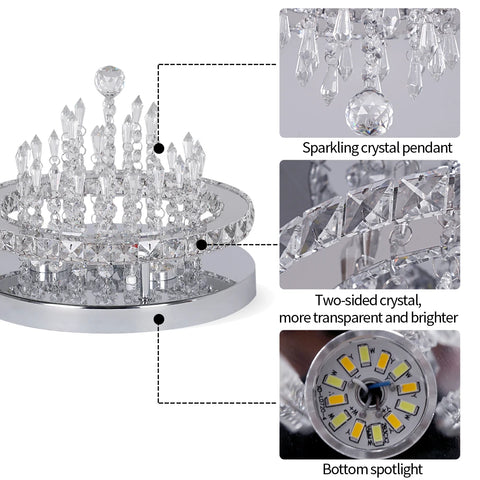 AstraGlow Crystal Chandelier