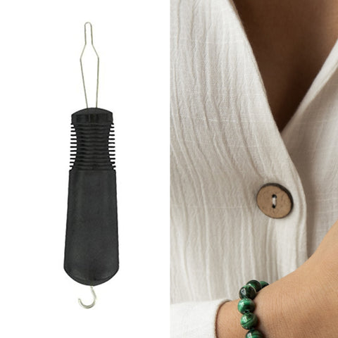 Button Hook Pull Helper