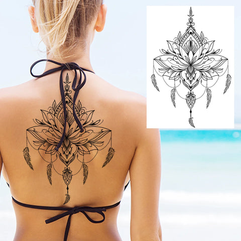 Sexy Flower Temporary Tattoos