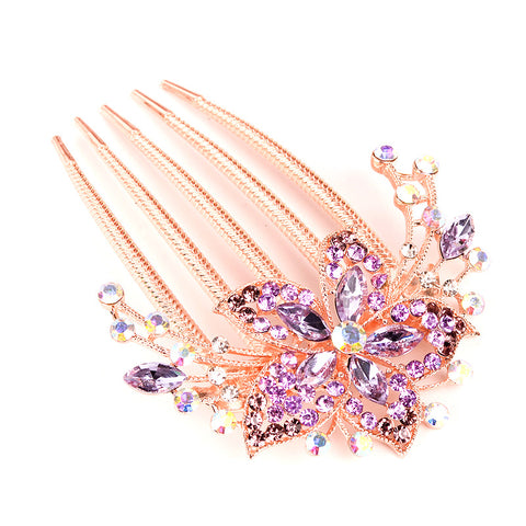 Austrian Rhinestone Hair Comb Pin
