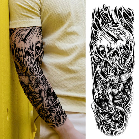 Arm Sleeve Temporary Tattoos