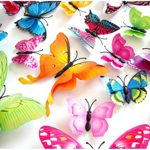 12PCS 3D Butterfly Wall Stickers