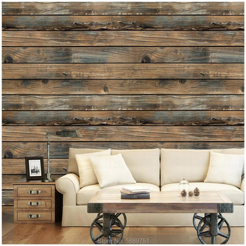 Wood Self-adhesive Wallpaper