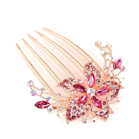 Austrian Rhinestone Hair Comb Pin