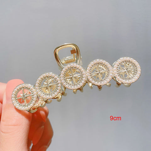 Rhinestone Metal Hair Claw