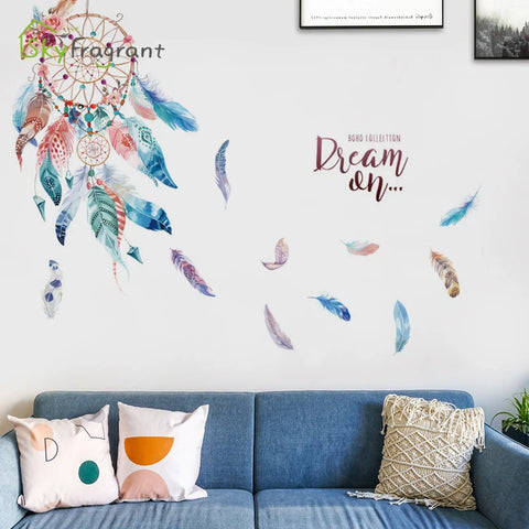 Dream Feather Wall Stickers