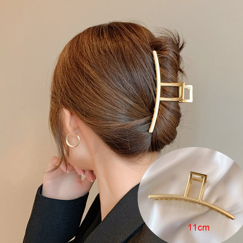 Rhinestone Metal Hair Claw