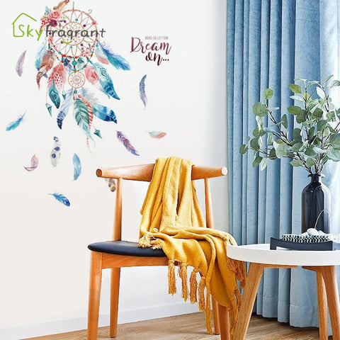 Dream Feather Wall Stickers
