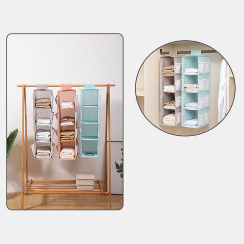 Washable Multilayer Hanging Clothes Organizer