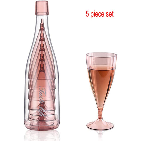 Champagne Glasses Bottle Set