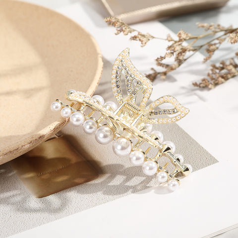 Rhinestone Metal Hair Claw