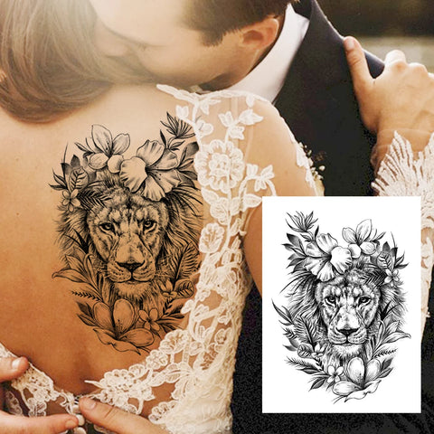 Sexy Flower Temporary Tattoos