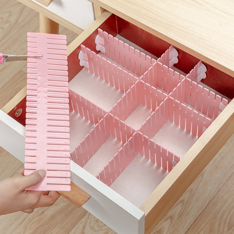 4PCS Adjustable Drawer Divider