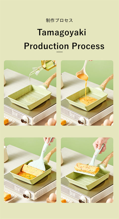 Non-Stick Wave Tamagoyaki Frying Pan