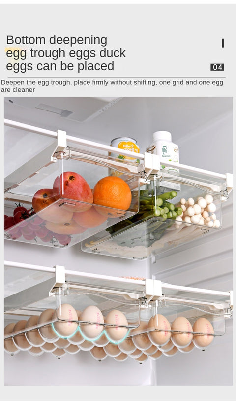 Egg Fruit Vegetable Fridge Organizer