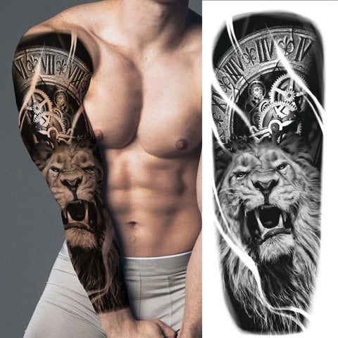 Arm Sleeve Temporary Tattoos