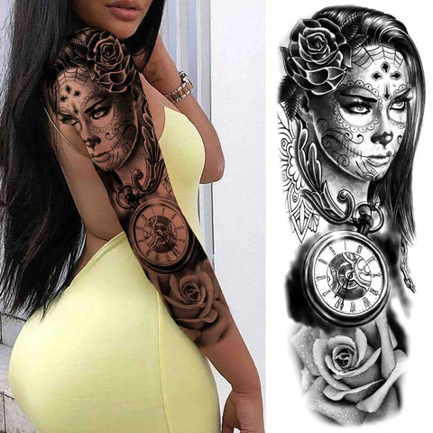 Full Arm Temporary Tattoos