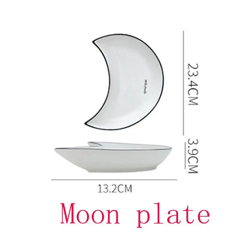 5PCS Ceramic Plate Set