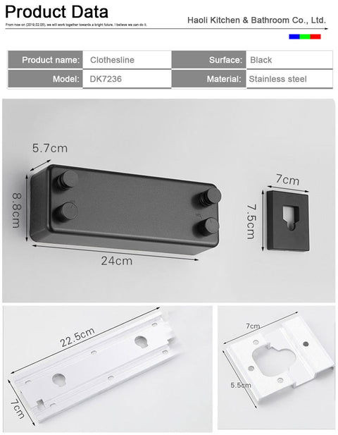 Retractable Clothes  Rope