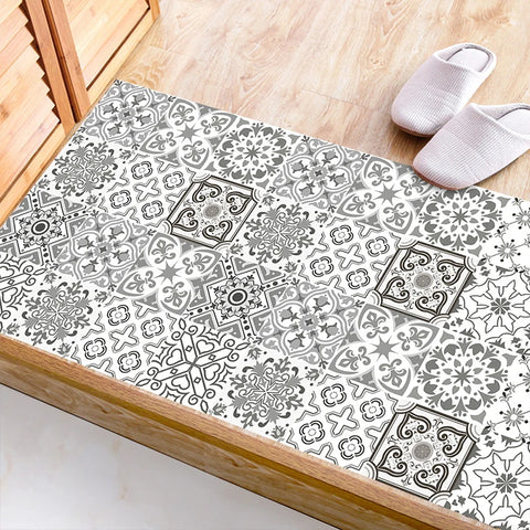 10PCS Retro Waterproof  Tile Stickers